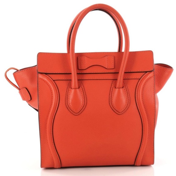 🎈SOLD🎈🎉HP/Céline Luggage Micro calfskin satchel - Picture 2 of 7